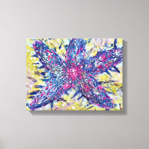 Pintura de Estrella de Mar sobre Lienzo
