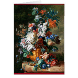 Pintura de flores por el maestro holandés Jan van 