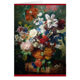 Pintura de flores por el maestro holandés Jan van 