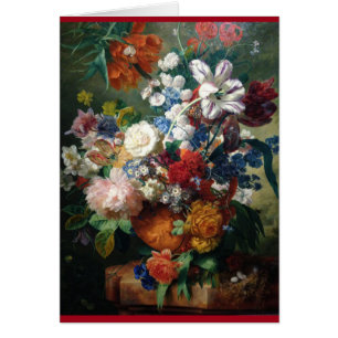 Pintura de flores por el maestro holandés Jan van
