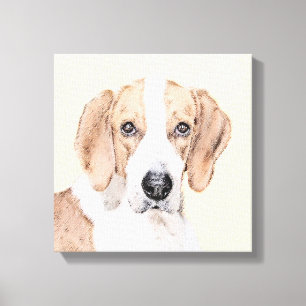 Pintura de Foxhound estadounidense - Arte de Perro
