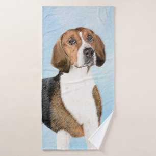 Pintura de Foxhound inglesa - Arte Perro Original