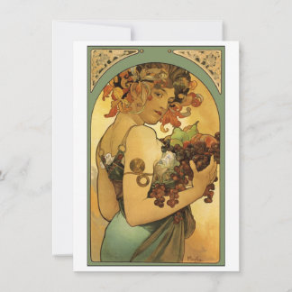 Pintura de fruta de Alphonse Mucha
