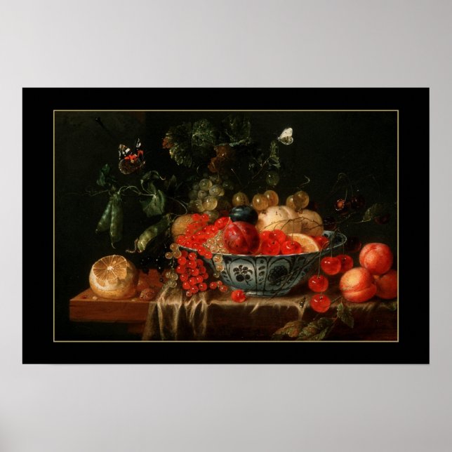 Pintura de frutas de vida de arte de cosecha poste (Frente)