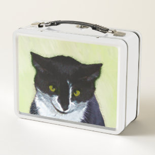 Pintura de gatos de Tuxedo - Arte de gatos origina