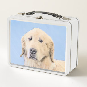 Pintura de Golden Retriever - Cute original Dog Ar