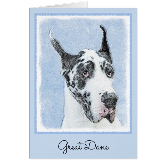 Pintura de gran dano (Harlequin) - Arte original d (Frente)