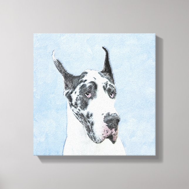 Pintura de gran dano (Harlequin) - Arte original d (Anverso)