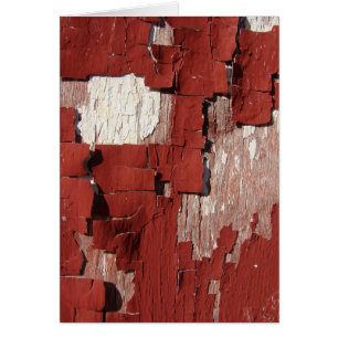 Pintura de grano rojo pelado