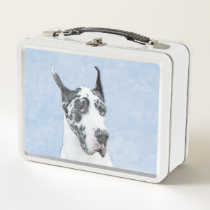 Pintura de Great Dane (Harlequin) - Arte original 