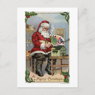 Pintura de GreetingSanta del navidad