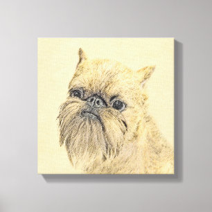 Pintura de griffon de Bruselas - Arte de perro ori