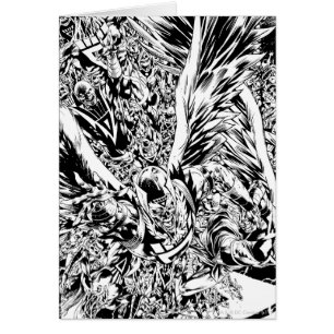 Pintura de grupo nocturno más negro - blanco y neg