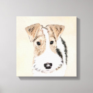 Pintura de hilo Fox Terrier - Arte de Perro Origin
