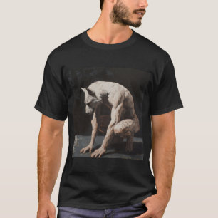 Pintura de hombre lobo - camiseta