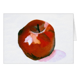 Pintura de la acuarela de Apple