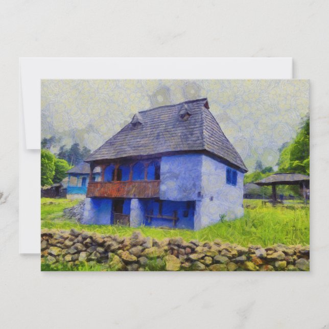 Pintura de la casa azul (Anverso)