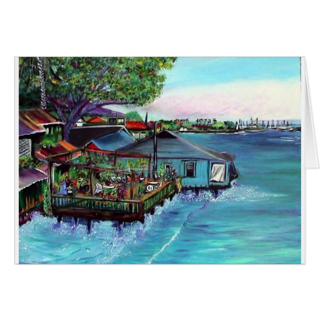 Pintura de la compañía de los pescados de Lahaina (Anverso (Horizontal))