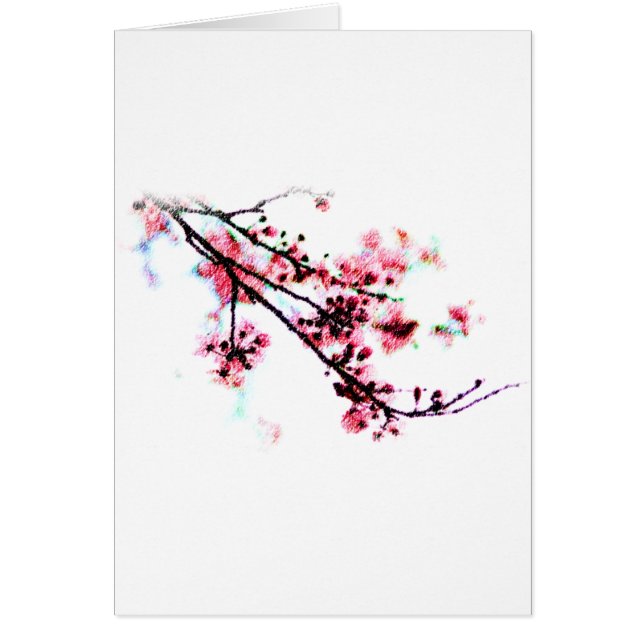 Pintura de la flor de cerezo (Frente)