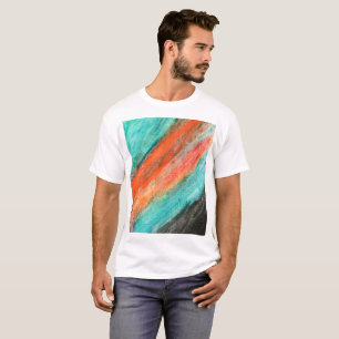 Pintura de la lona de la camiseta de los hombres