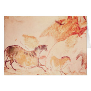 Pintura de la roca de los caballos, c.17000 A.C.
