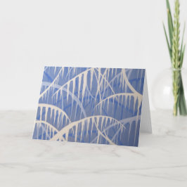 Pintura de la tarjeta de nota de los carámbanos