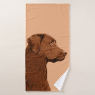 Pintura de Labrador Recuperador (Chocolate) - Arte