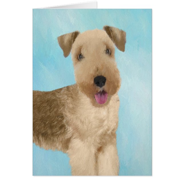 Pintura de Lakeland Terrier - Arte de Perro Origin (Frente)