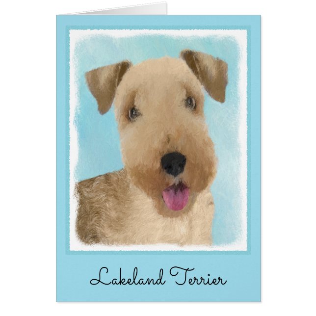 Pintura de Lakeland Terrier - Arte de Perro Origin (Frente)