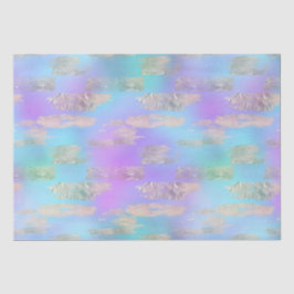 Pintura de lámina de oro rosa y purpúrea iridiscen