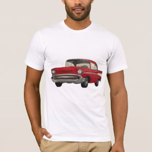 Pintura de las antiguas camisetas rojas
