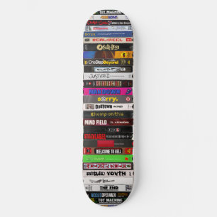 Pintura de las cintas VHS de skateboard clásicas
