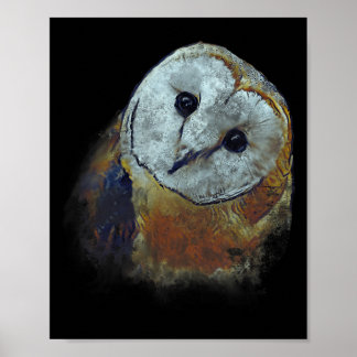 Pintura de lechuza común Arte de lechuza