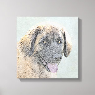 Pintura de Leonberger - Arte de Perro Original.