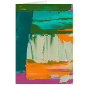 Pintura de libre expresión multicolor