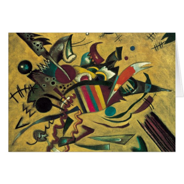 Pintura de lienzo abstracto de puntos de Kandinsky (Anverso (Horizontal))