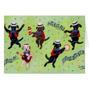 Pintura de los músicos de Labrador del mambo