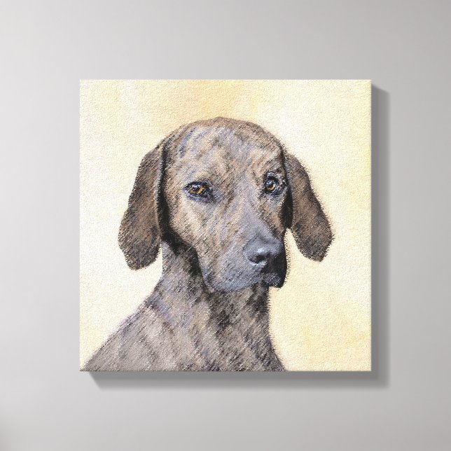 Pintura de lott - Arte de perro original curado (Anverso)