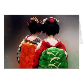 Pintura de Maiko japonés