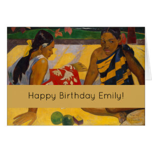 Pintura de mujeres de la Polinesia Francesa de Gau