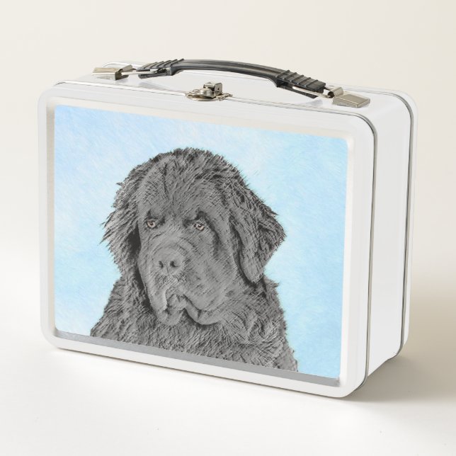 Pintura de Newfoundland - Arte de perro original c (Anverso)