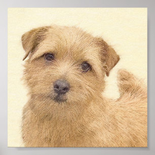 Pintura de Norfolk Terrier - Arte Original de Perr
