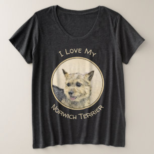 Pintura de Norwich Terrier - Arte de Perro Origina