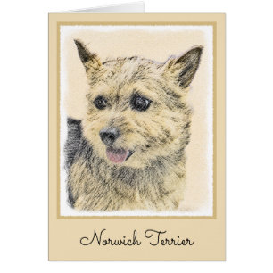 Pintura de Norwich Terrier - Arte de Perro Origina