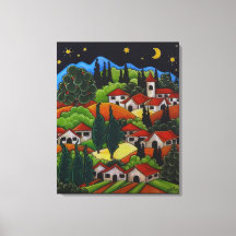 Pintura de Orvieto Italia - Imprimir lienzo