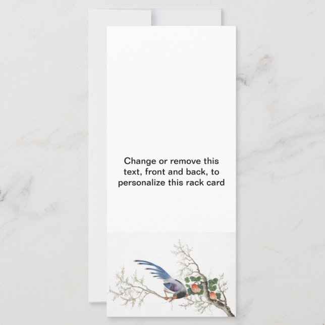 Pintura de pájaro china (Anverso)