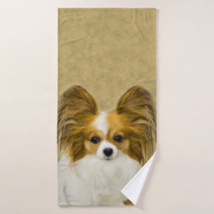 Pintura de Papillon (Hound Tri) - Arte original de