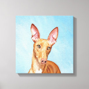 Pintura de paro del faraón - Arte de perro origina