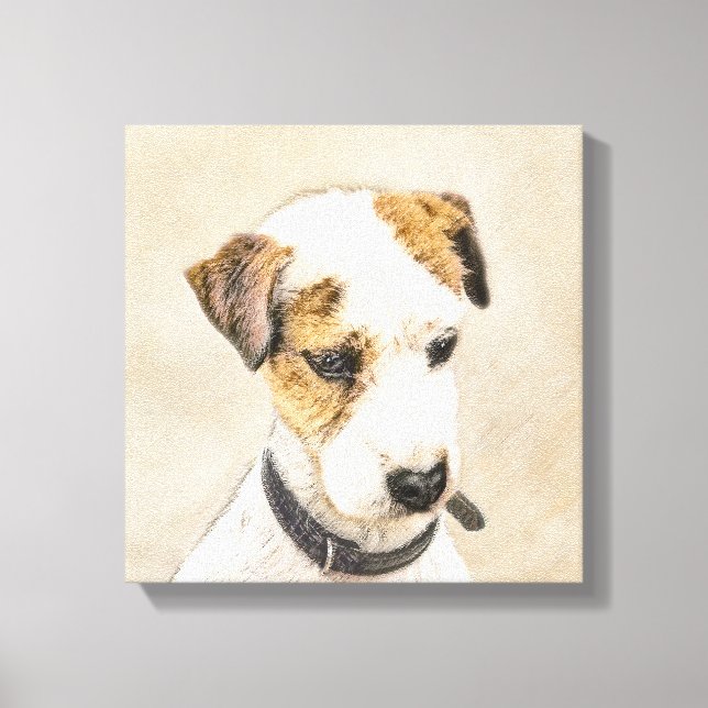 Pintura de Parson Jack Russell Terrier - Arte de P (Anverso)