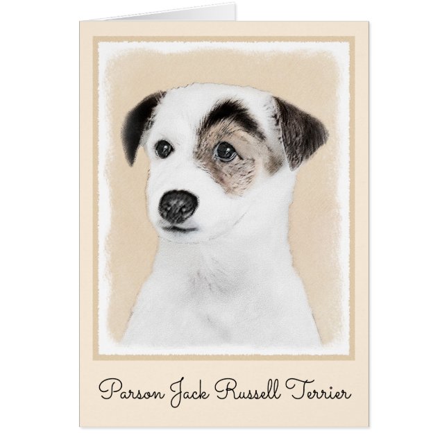 Pintura de Parson Jack Russell Terrier - Arte de P (Frente)